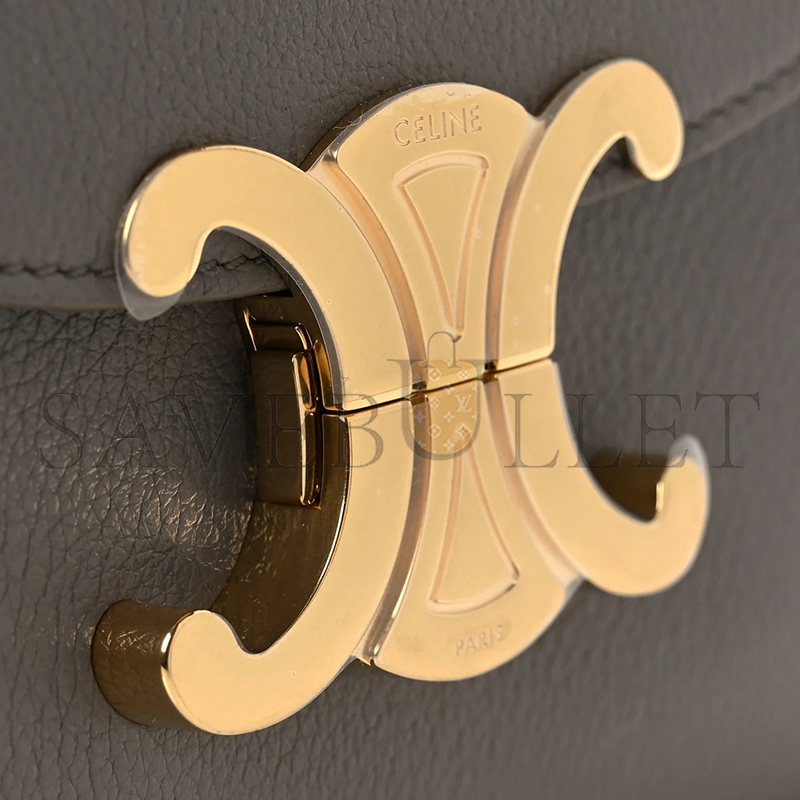 Ce1i*e TEEN NINO BAG IN S*pPLE GRAINED CALFSKIN 118113FXK (20.5*13*8cm)